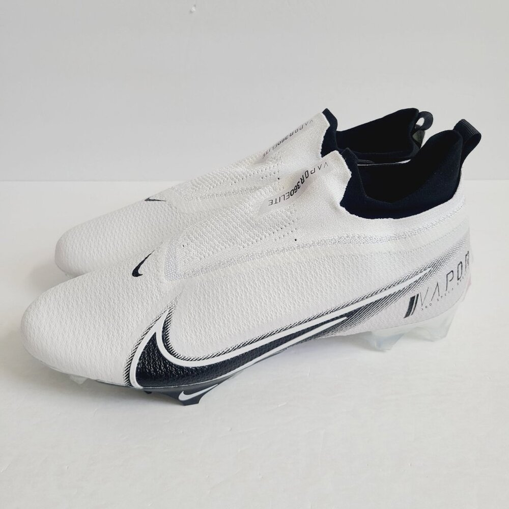 NEW Nike Vapor Edge Elite 360 Flyknit Football Cleats CV6282-108 Size 13 White